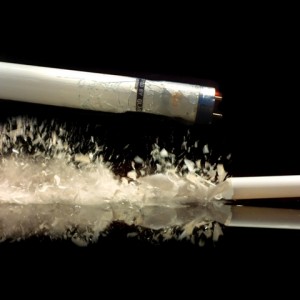 replacing shatterproof fluorescent tubes