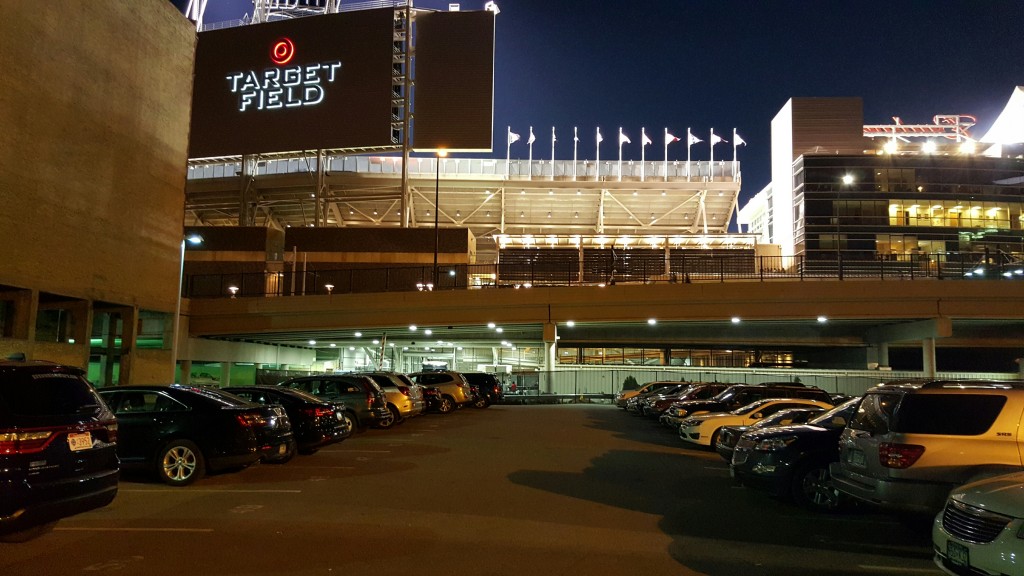 new led lighting fixtures at Target Field