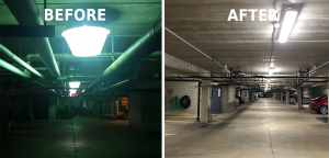 Mercury Vapor to LED in Garage