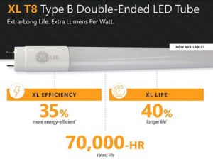 GE Current Daintree Type B XL 70,000 hour LED T8